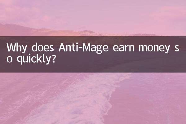 Perché Anti-Mage guadagna soldi così velocemente?