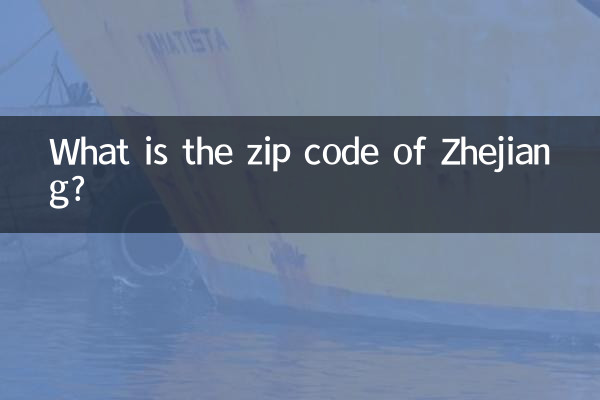 Qual é o código postal de Zhejiang?