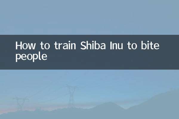 Come addestrare Shiba Inu a mordere le persone