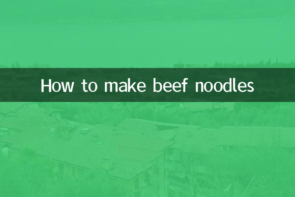 Como fazer macarrão de carne