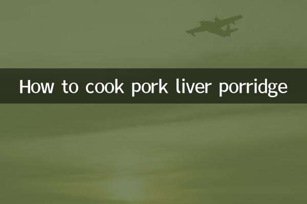Come cucinare il porridge di fegato di maiale
