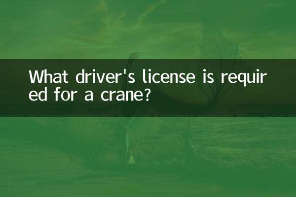 ما هي رخصة القيادة المطلوبة للرافعة؟