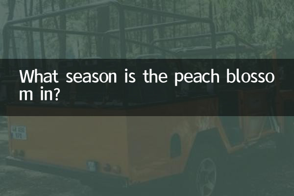 In che stagione è il fiore del pesco?