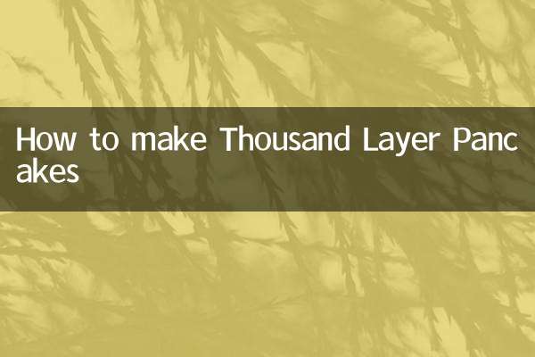 কিভাবে হাজার লেয়ার প্যানকেক তৈরি করবেন