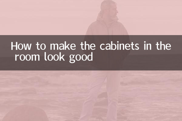 Como deixar os armários da sala bonitos