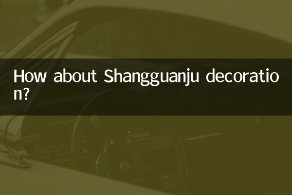 Que tal a decoração Shangguanju?