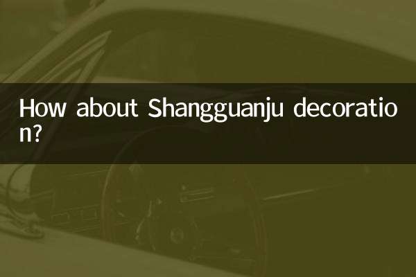 Que tal a decoração Shangguanju?