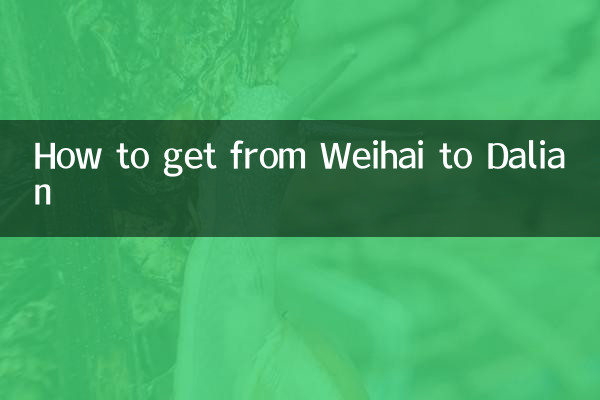 Como ir de Weihai a Dalian
