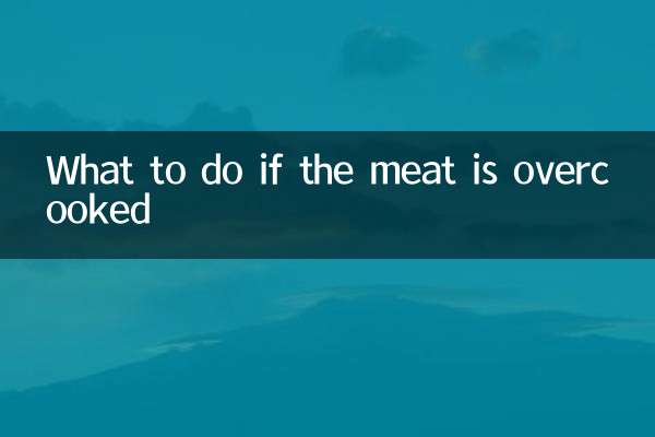 Qué hacer si la carne está demasiado cocida