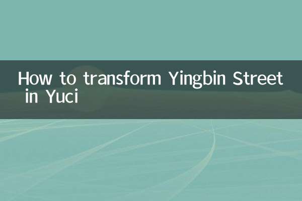 Como transformar a Rua Yingbin em Yuci