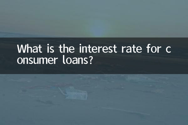 Quel est le taux d’intérêt des crédits à la consommation ?