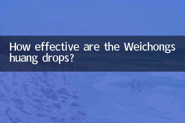 Wie wirksam sind die Weichongshuang-Tropfen?