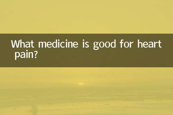 Quale medicina è buona per il dolore cardiaco?