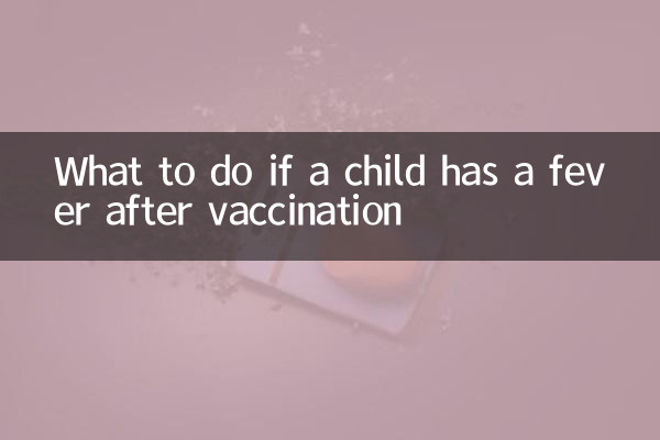 What to do if a child has a fever after vaccination