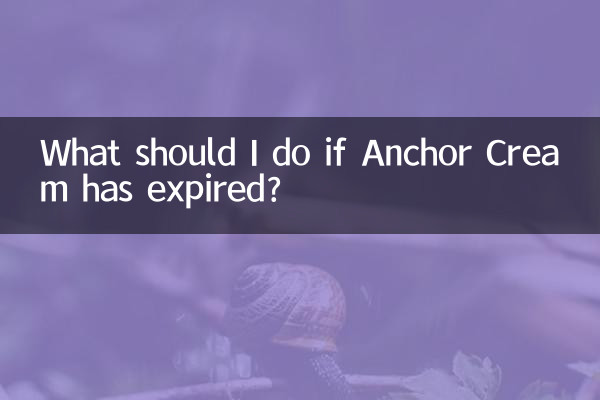 What should I do if Anchor Cream has expired?