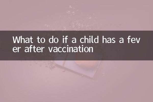 What to do if a child has a fever after vaccination