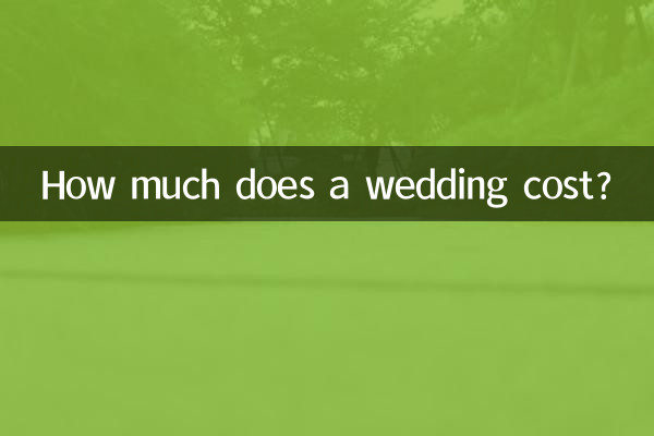 How much does a wedding cost?