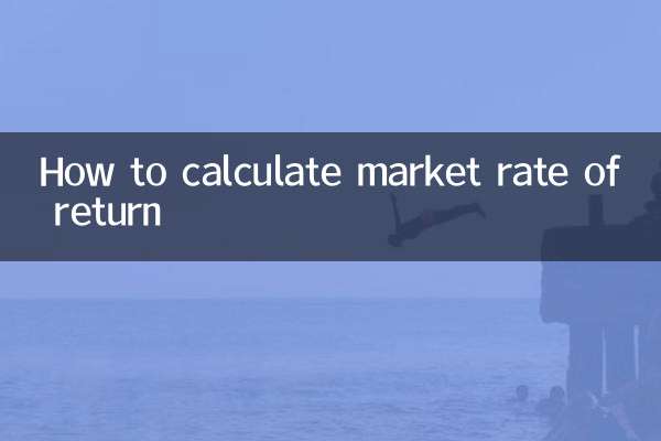 কিভাবে রিটার্নের বাজার হার গণনা করা যায়