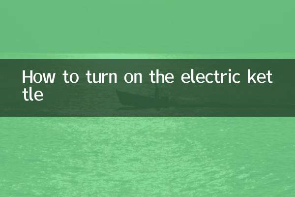 الیکٹرک کیتلی کو کیسے چالو کریں