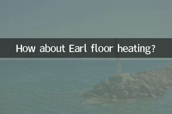 Que tal aquecimento de piso Earl?