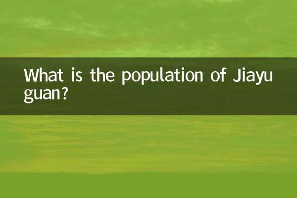 嘉峪关多少人口