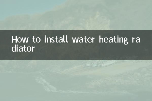 Como instalar radiador de aquecimento de água