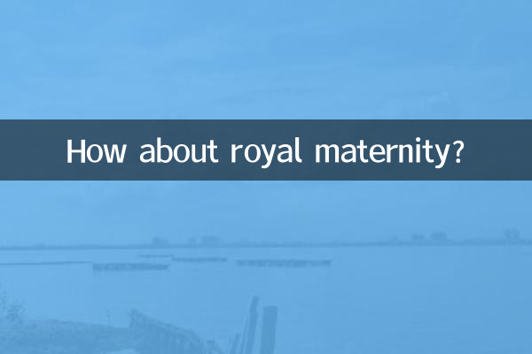 E a maternidade real?
