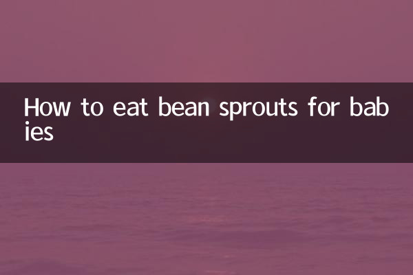 Come mangiare i germogli di soia per i bambini