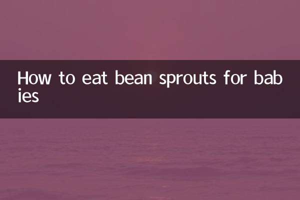 Come mangiare i germogli di soia per i bambini