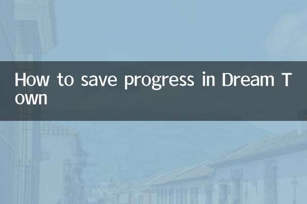 So speichern Sie den Fortschritt in Dream Town