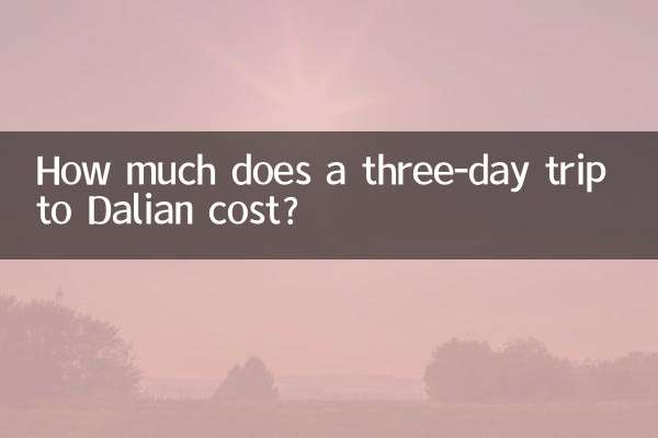 Wie viel kostet eine dreitägige Reise nach Dalian?