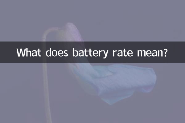 배터리 속도는 무엇을 의미하나요?