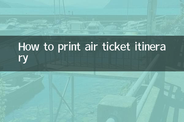 كيفية طباعة خط سير تذكرة الطيران