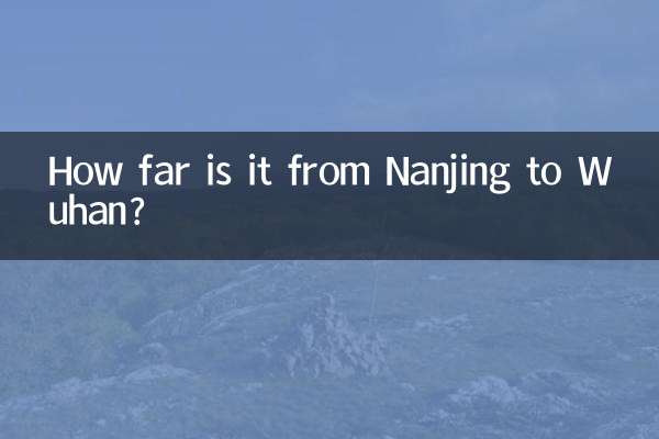 How far is it from Nanjing to Wuhan?