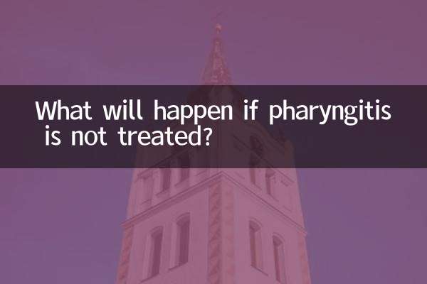 咽頭炎を治療しないとどうなりますか?