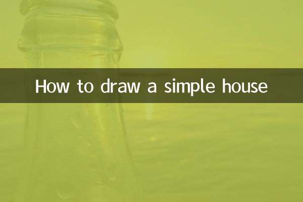 How to draw a simple house