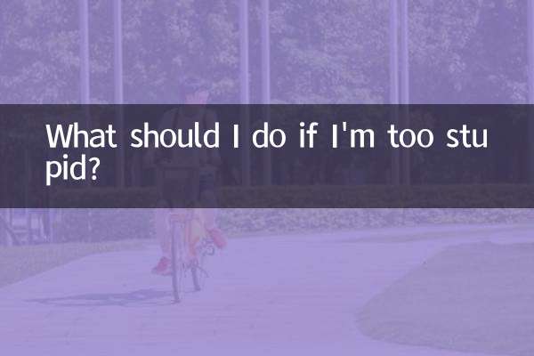 我太笨了怎麼辦