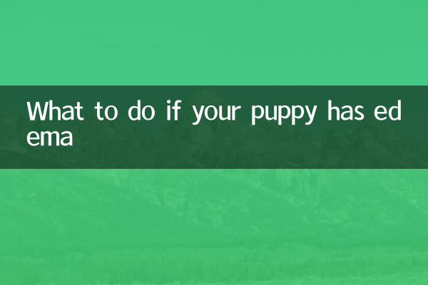 আপনার কুকুরছানা এডিমা হলে কি করবেন