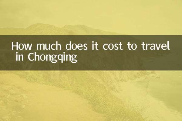 How much does it cost to travel in Chongqing