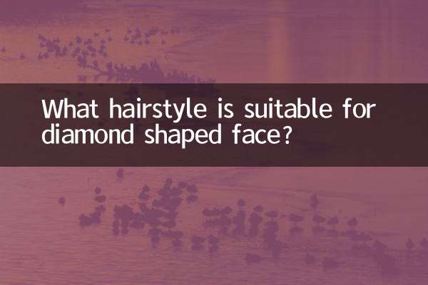 Quelle coiffure convient au visage en forme de diamant ?