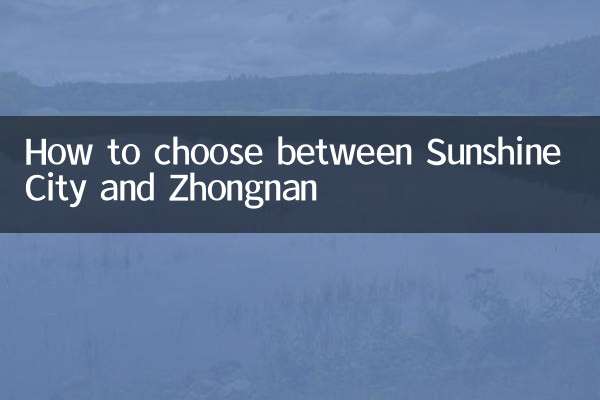 Como escolher entre Sunshine City e Zhongnan