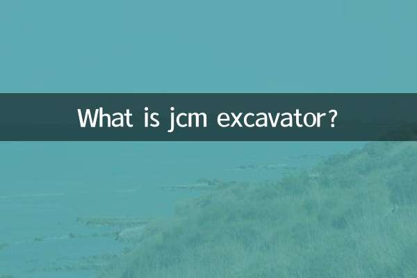 ¿Qué es la excavadora jcm?