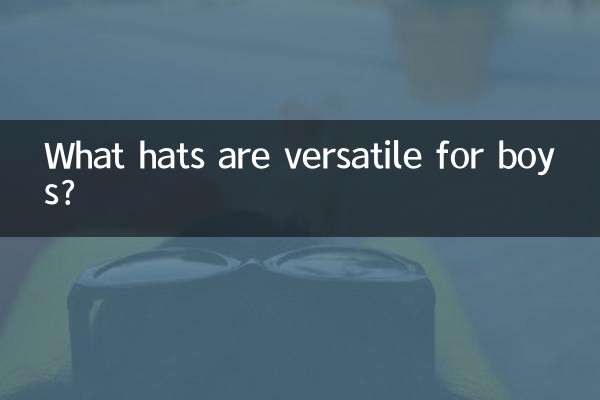 男の子にとって多用途に使える帽子は何ですか？