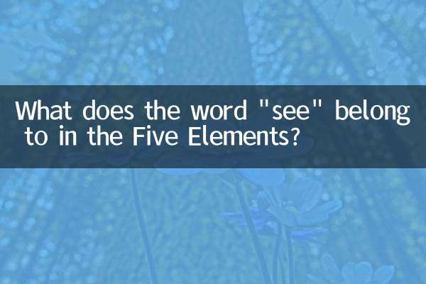 见字在五行属什么