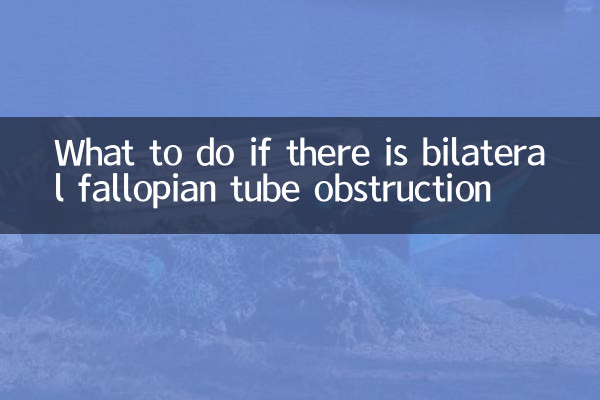 양측 나팔관 폐쇄가 있는 경우 어떻게 해야 합니까?