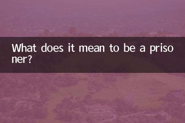 Cosa significa essere prigioniero?