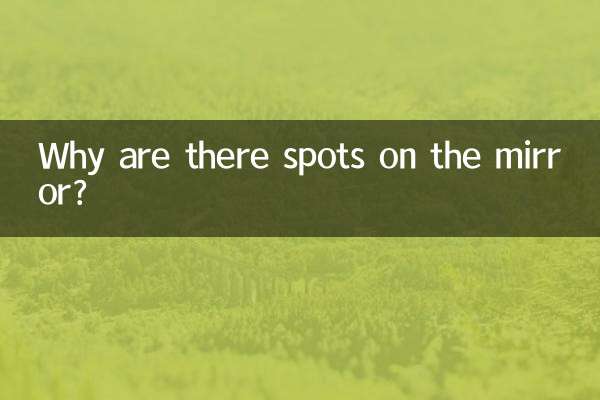 Why are there spots on the mirror?