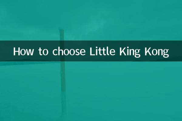 Как выбрать Маленького Кинг-Конга?