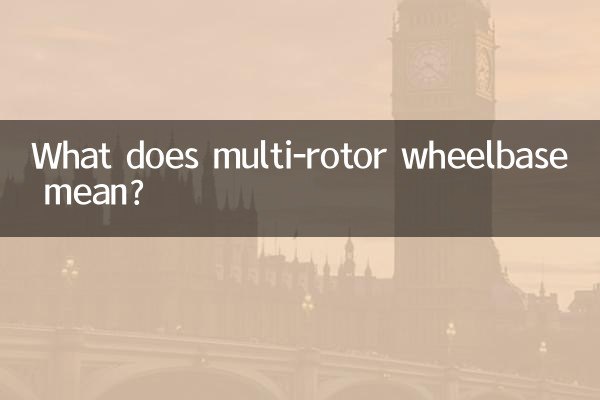 What does multi-rotor wheelbase mean?
