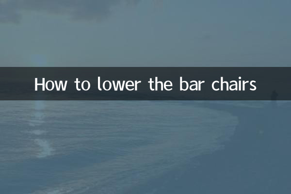 So senken Sie die Barstühle ab